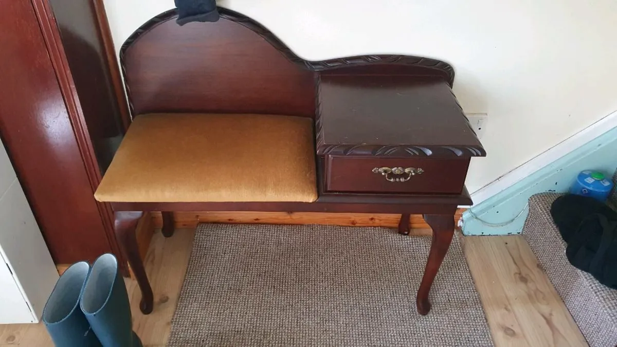 Bench with drawer - Image 2