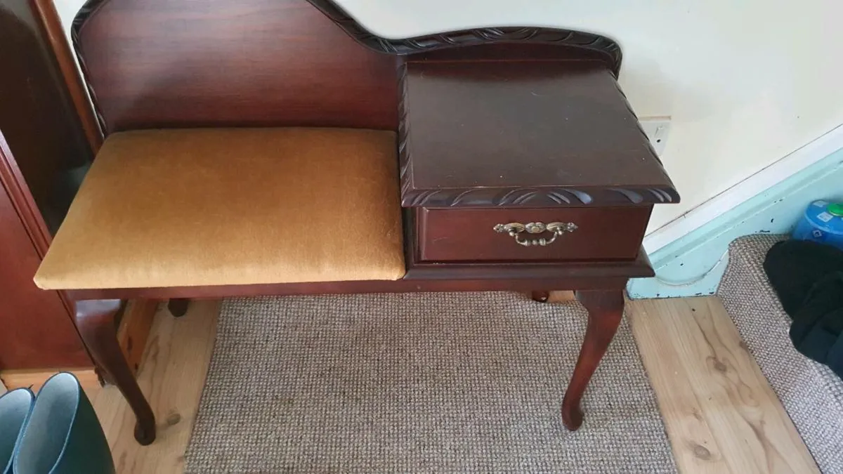 Bench with drawer - Image 3