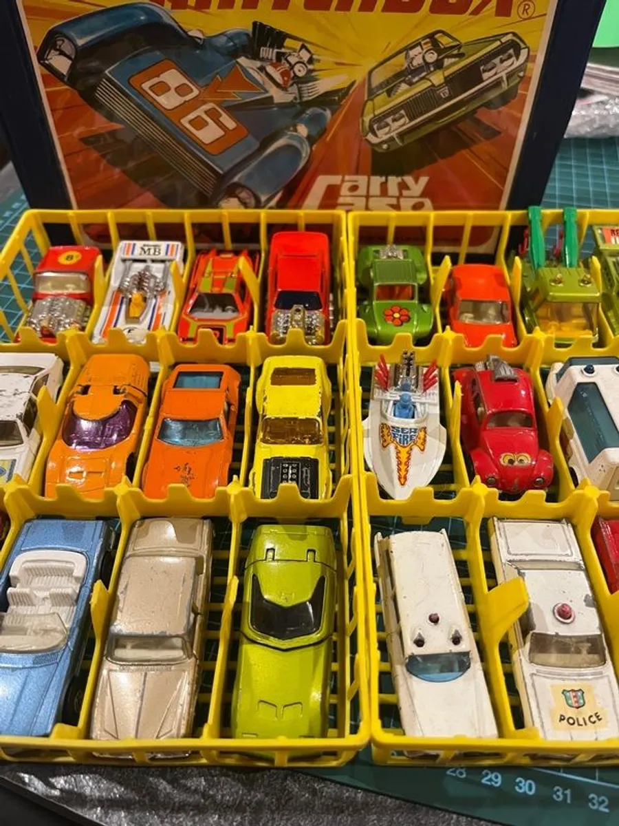 Lesney Matchbox Diecast SUPERFAST Series  1970' with case - Image 4