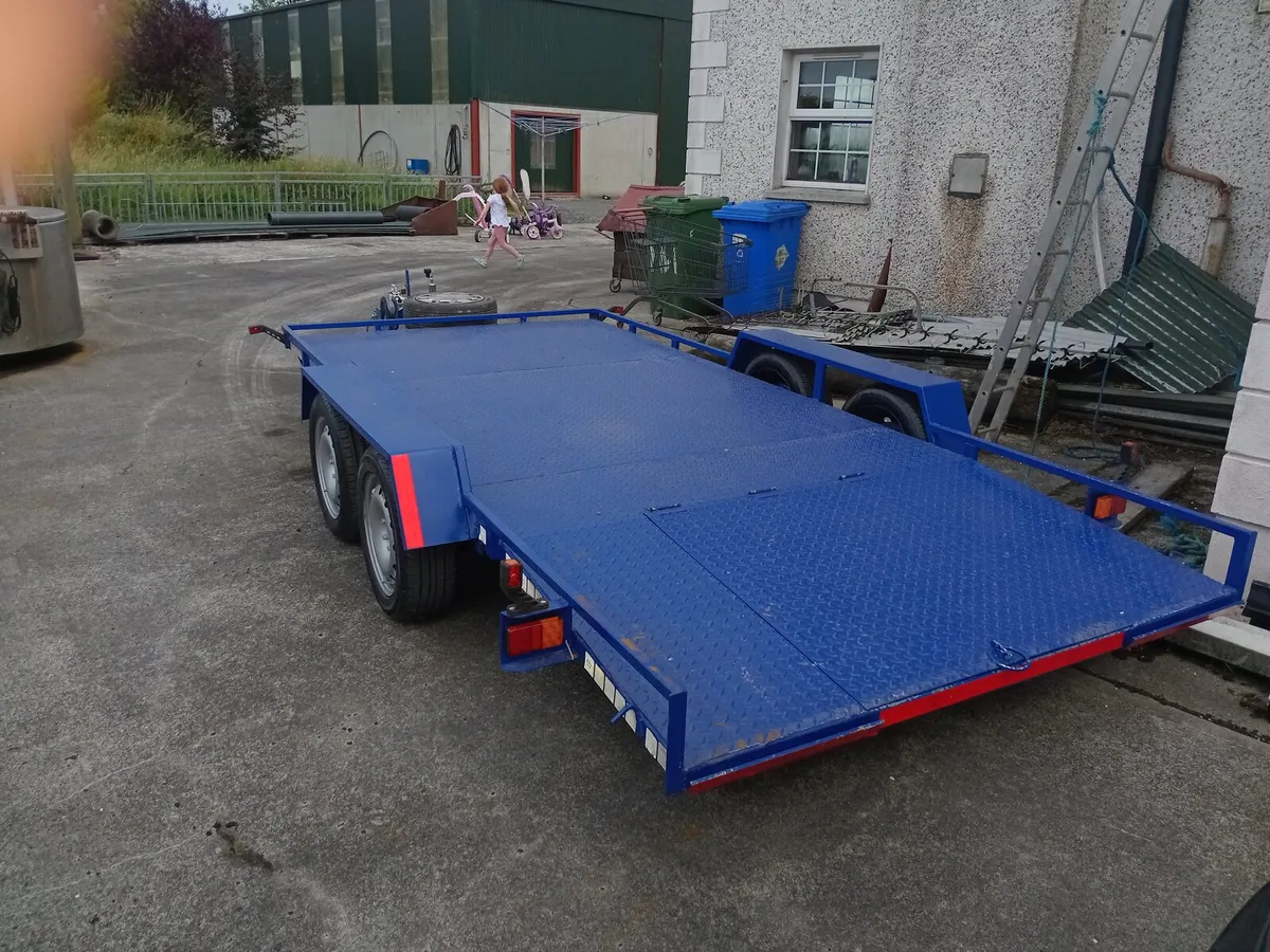 Car transporter, flat trailer  HIRE - Image 3