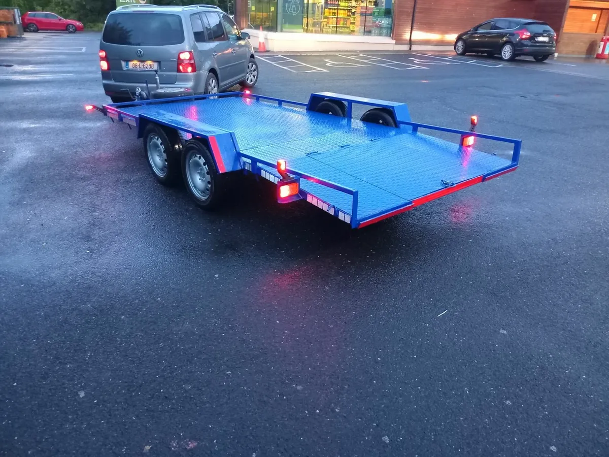 Car transporter, flat trailer  HIRE - Image 1