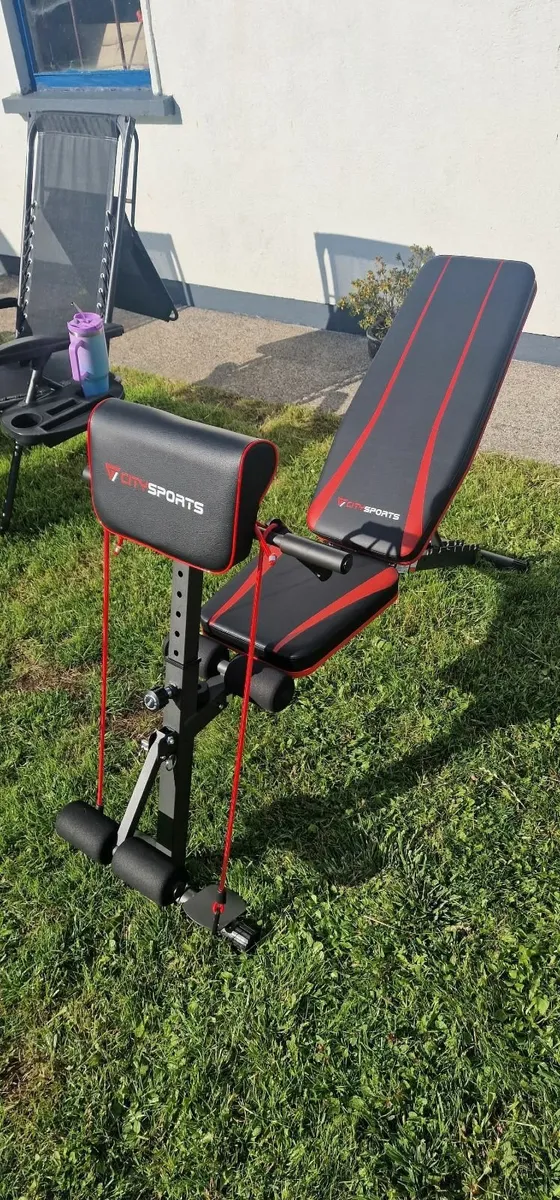 CITYSPORTS Foldable Weight Bench, Fitness Bench, T - Image 3