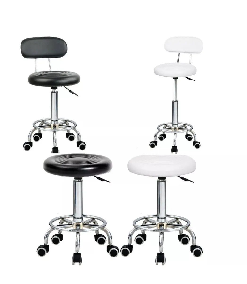 Salon Stool Adjustable Lift Swivel Chair NEW - Image 1