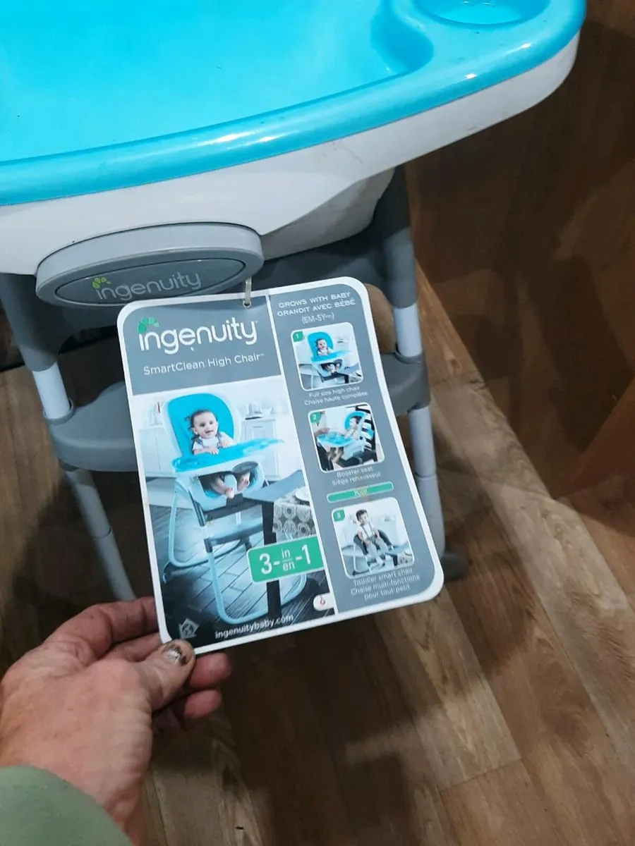 High chair 3 in 1 - Image 1