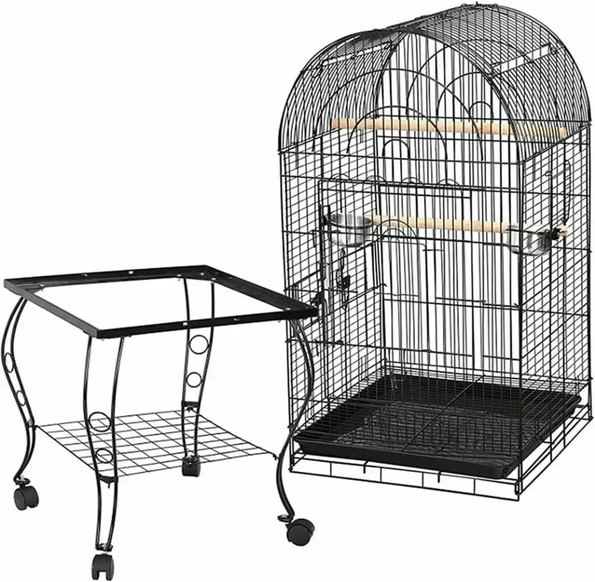 Bird Cage Large Wrought Iron for Small Birds - Image 1