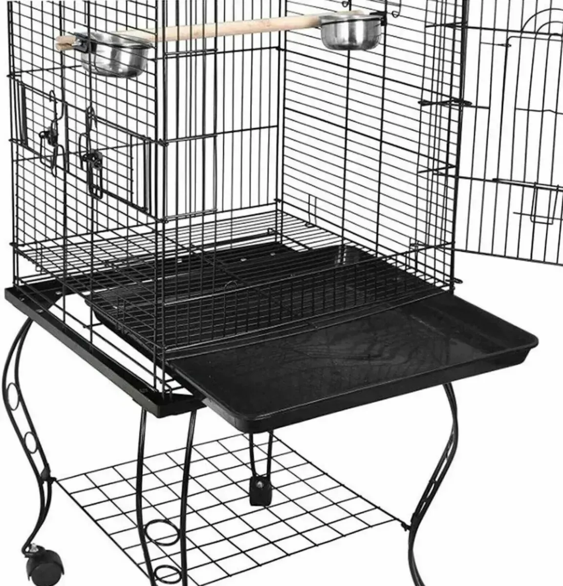 Bird Cage Large Wrought Iron for Small Birds - Image 4