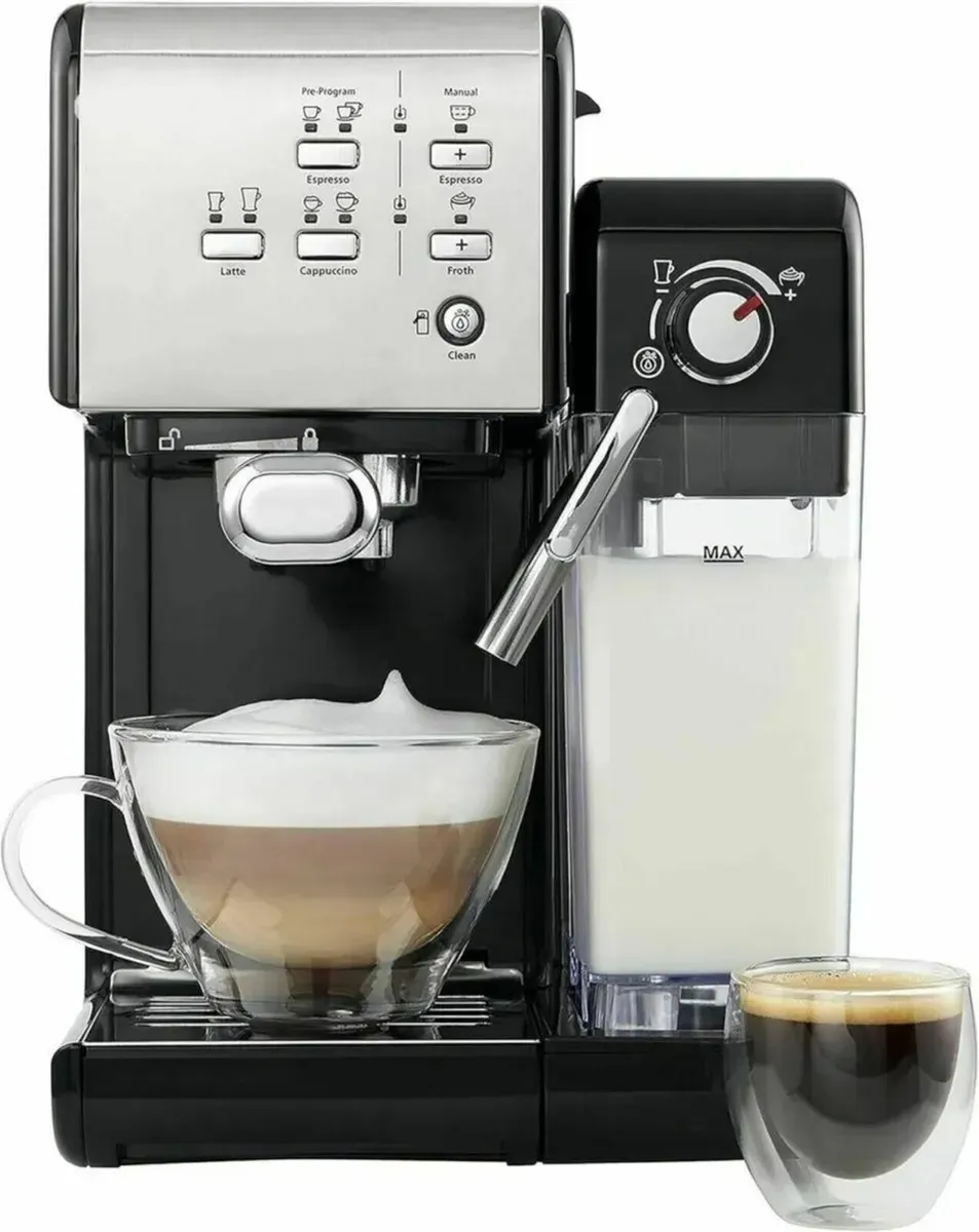 Coffee Machine Automatic One-Touch 19-Bar Maker - Image 2