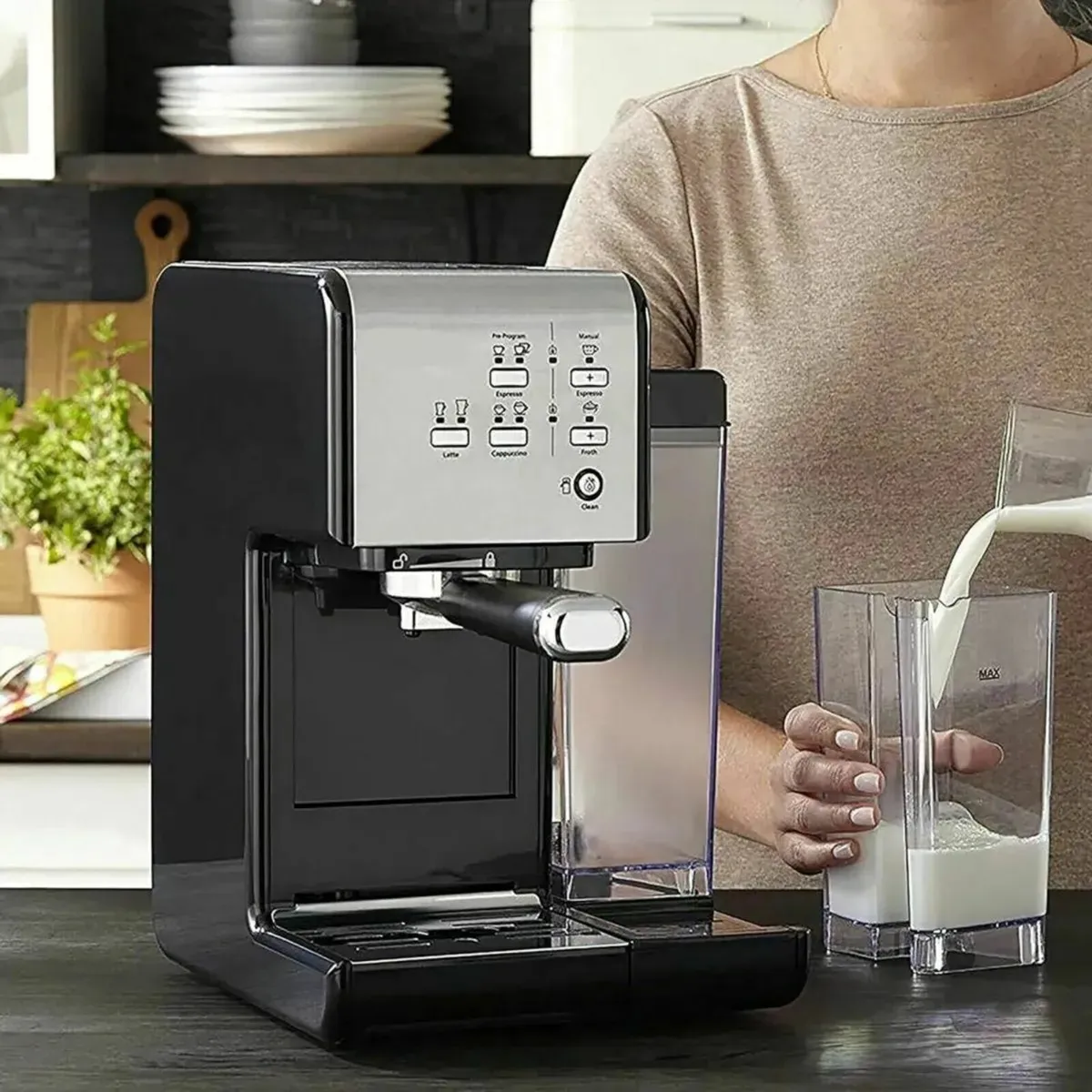 Coffee Machine Automatic One-Touch 19-Bar Maker - Image 4