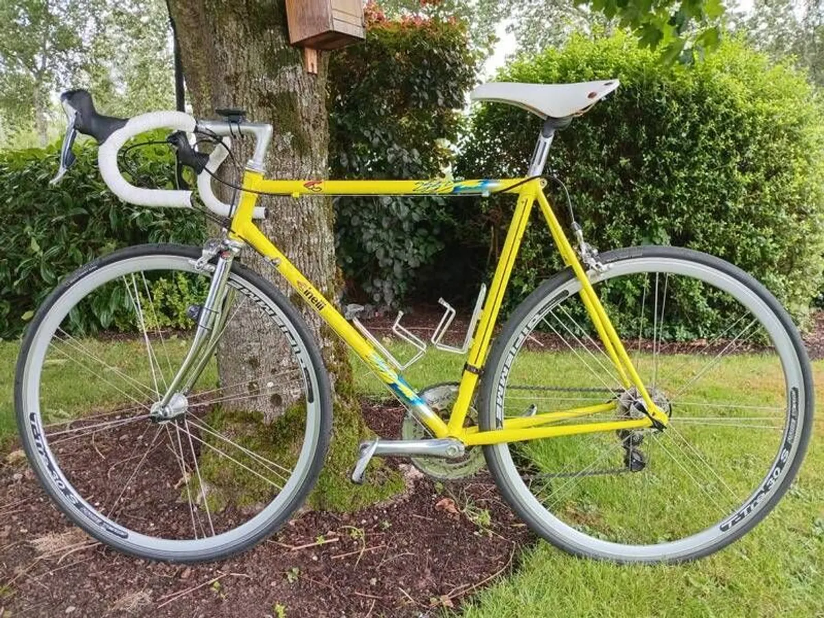 Shimano Dura Ace 7800 10 sp Cinelli on Gipemme wheels - Image 2