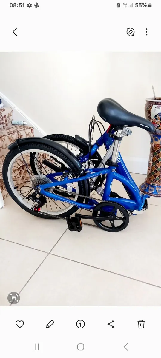 Fold up bike,bought in Halfords. - Image 1