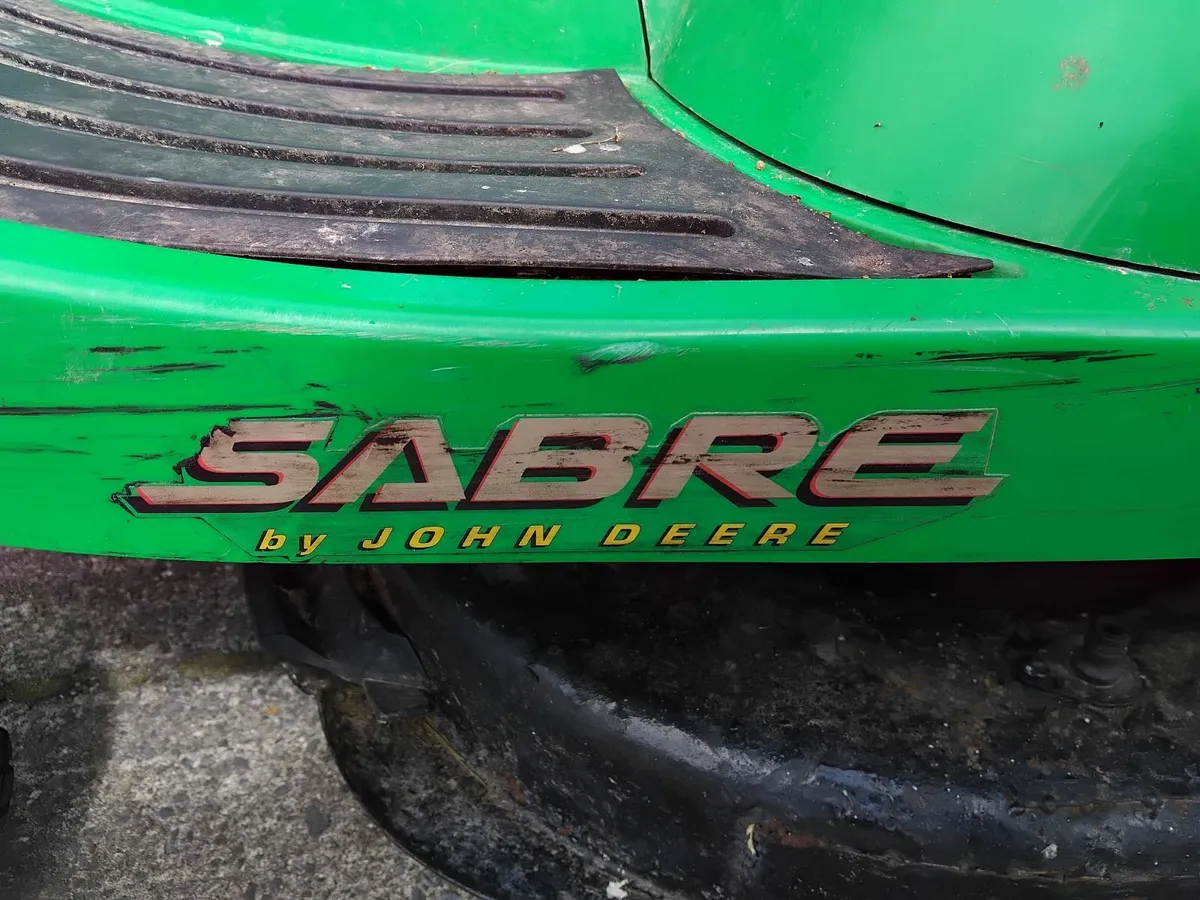 John deere ried on mower running very well - Image 3