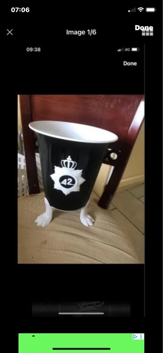 42 Degrees Below Metal Ice Bucket - Image 1