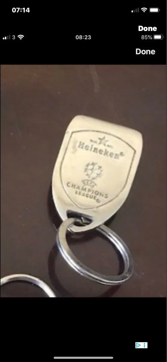 Heineken Champions League Key Ring/ Bottle opener - Image 1