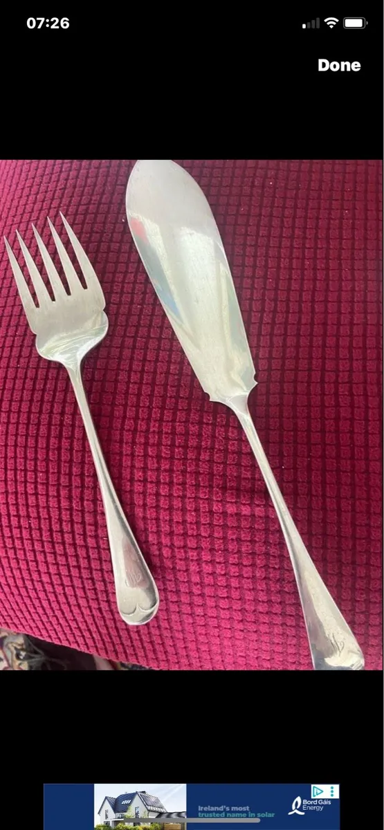AI Silver Fish Serving Set - Image 1