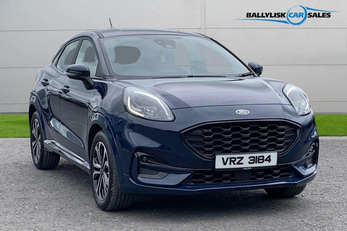 Ford Puma 1.0t 125PS St-line in Blazer Blue With - Image 1