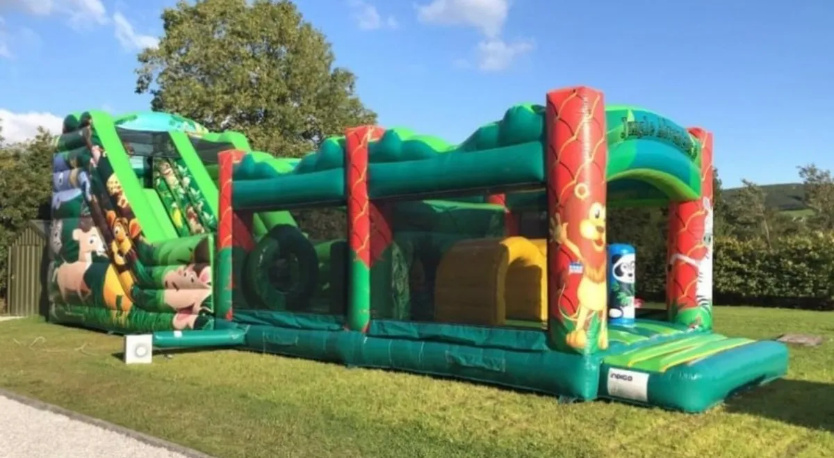 Obstacle Course Jungle Adventure Bouncy Castle - Image 2
