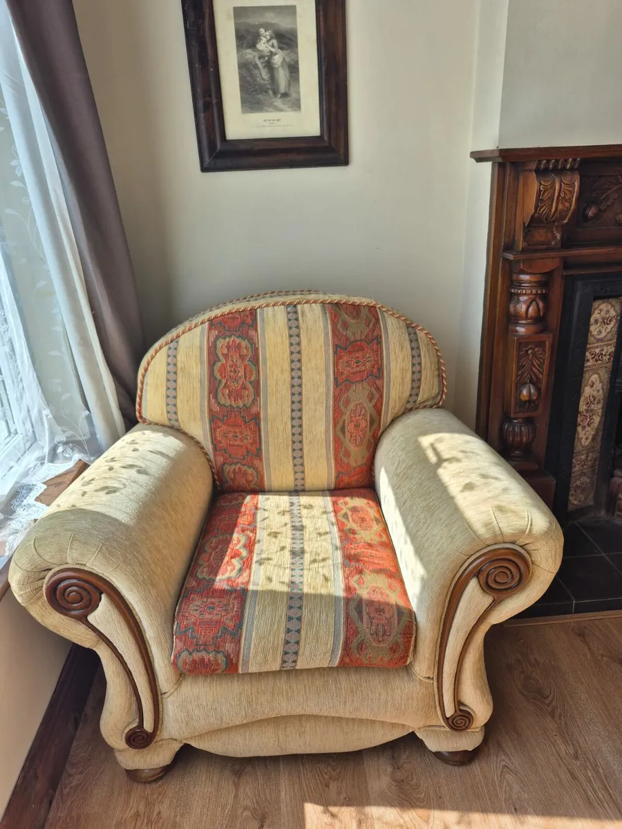Free- 2 seater sofa and arm chair - Image 2