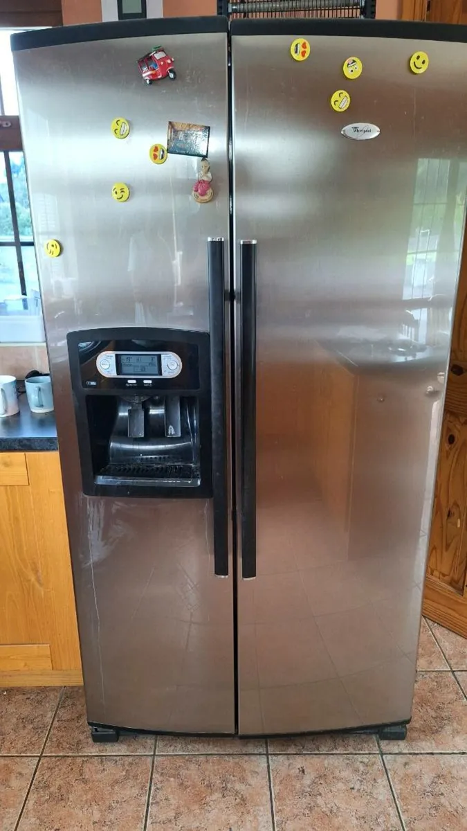 American fridge freezer with water dispenser. - Image 1