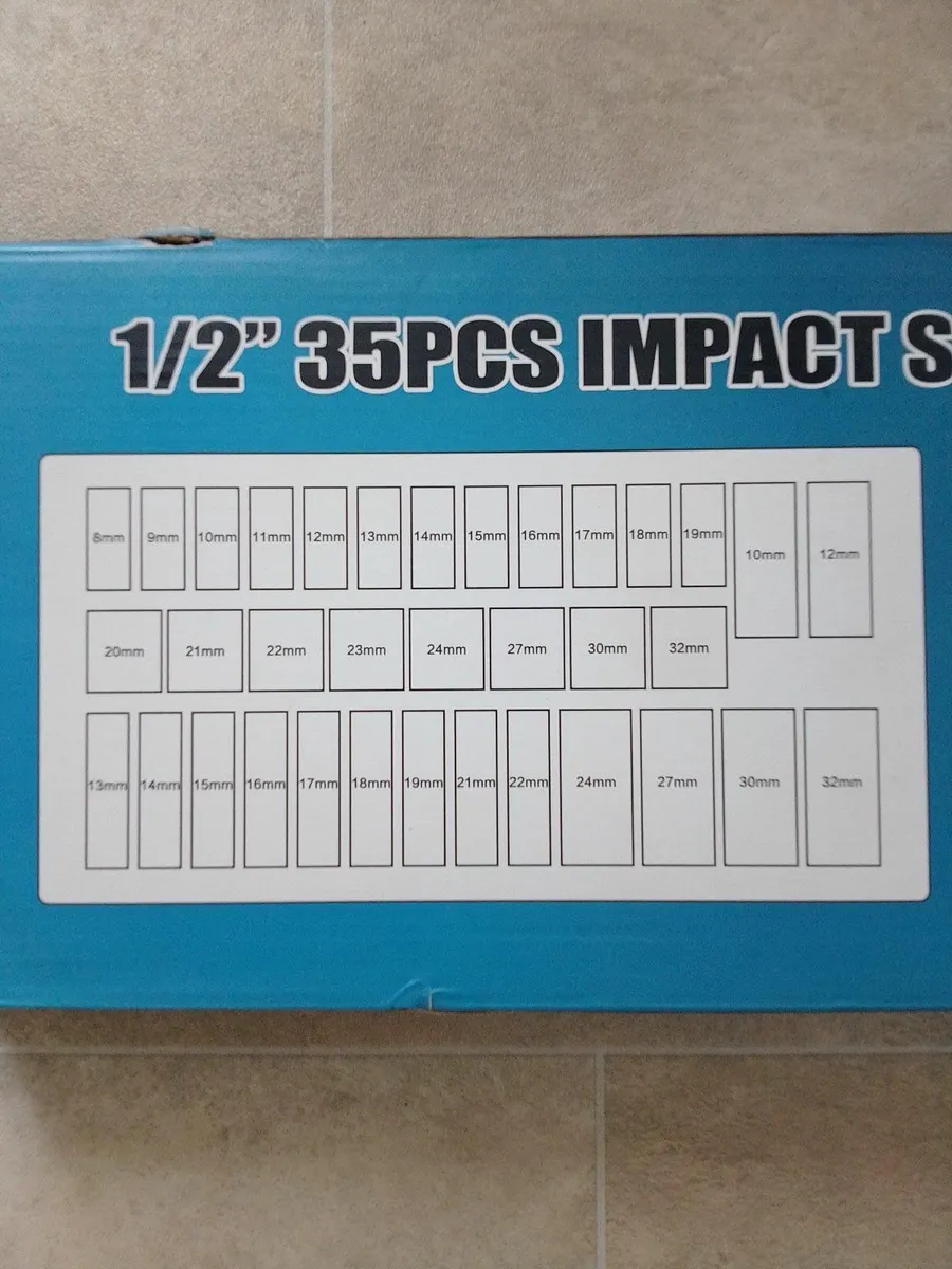 35 pcs 1/2 inch  impact socket set - Image 4