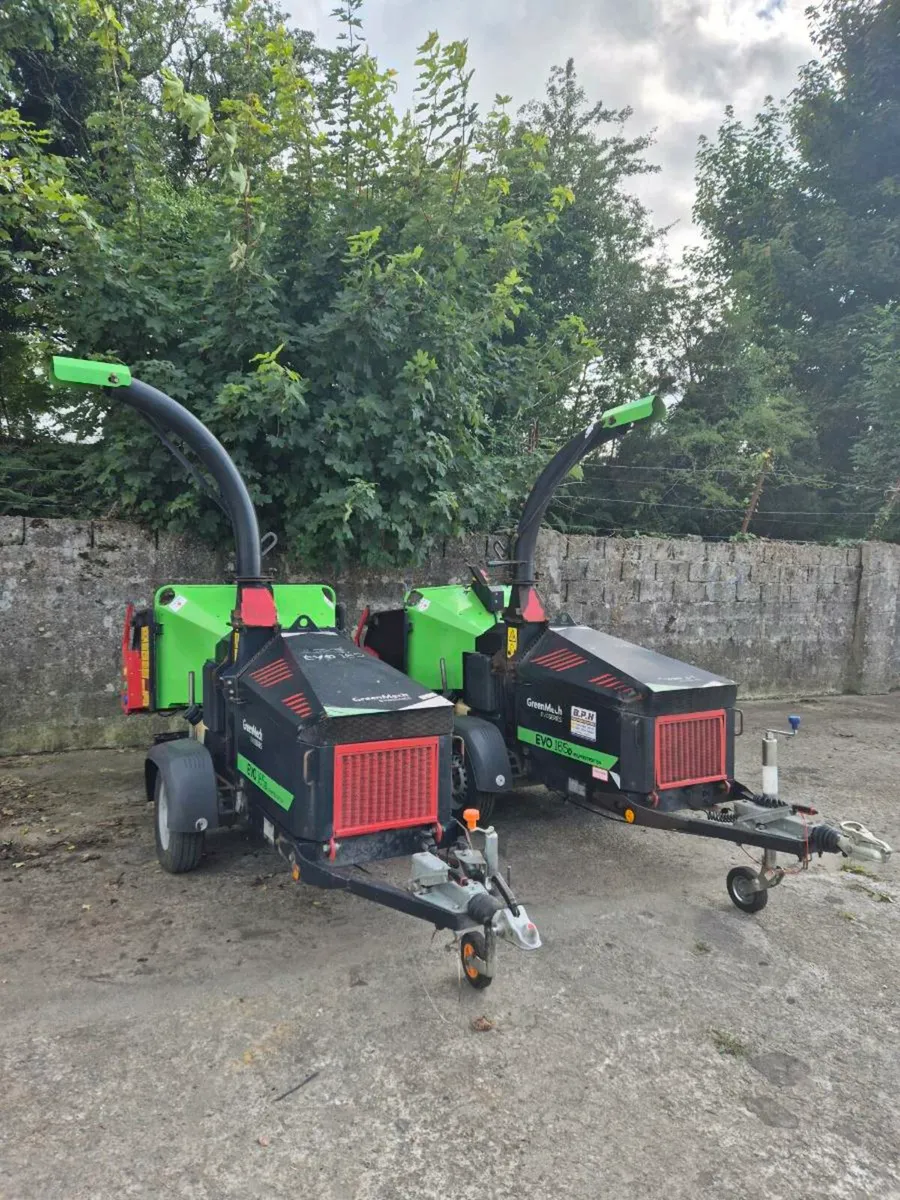 Wood chippers Green Mech 165-D 19-21 choice of 10 - Image 2
