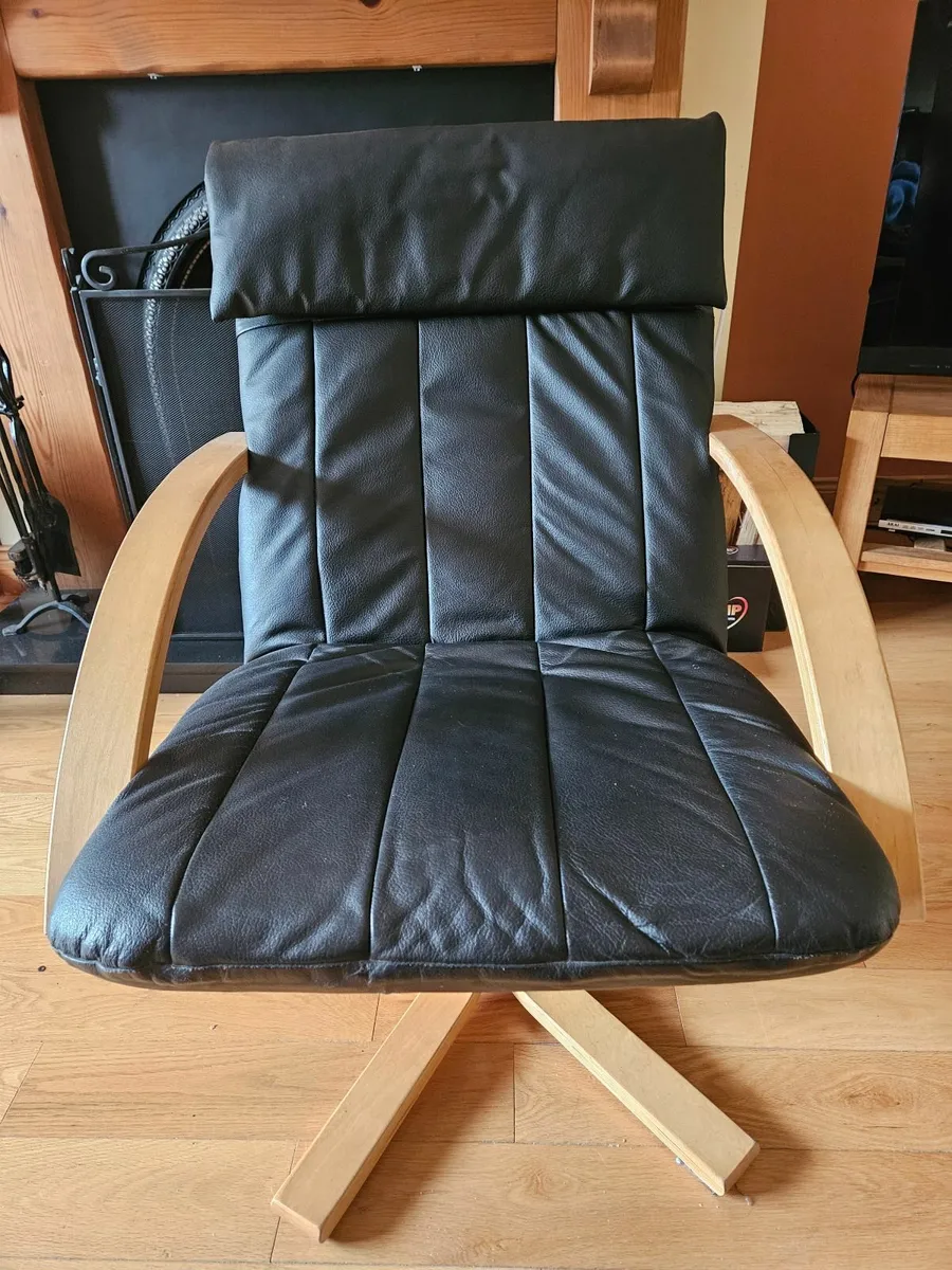 Leather Swivel Chair - Image 1