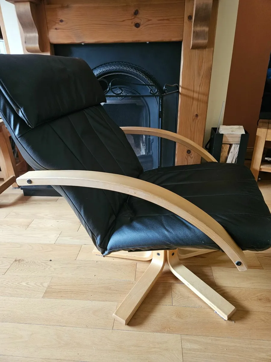 Leather Swivel Chair - Image 2
