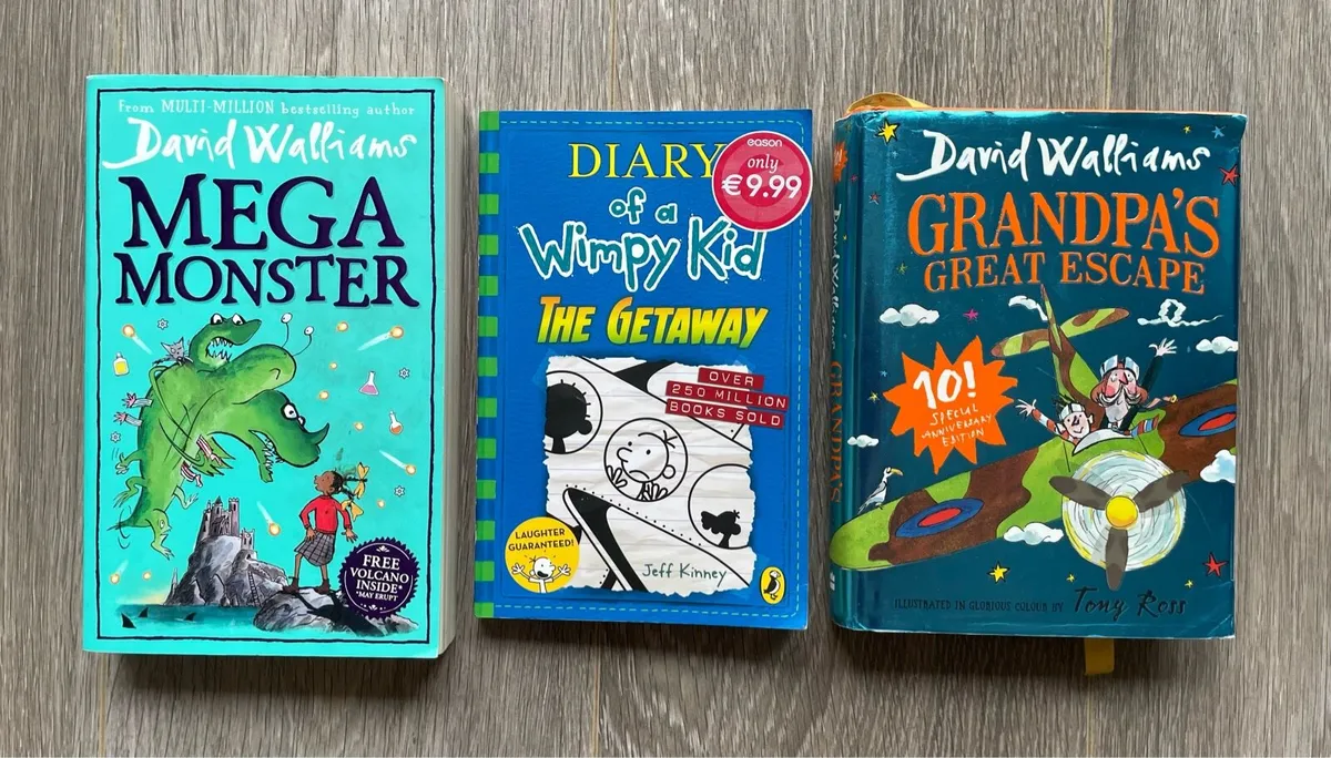 Kids Books - David Wallliams & Wimpy Kid