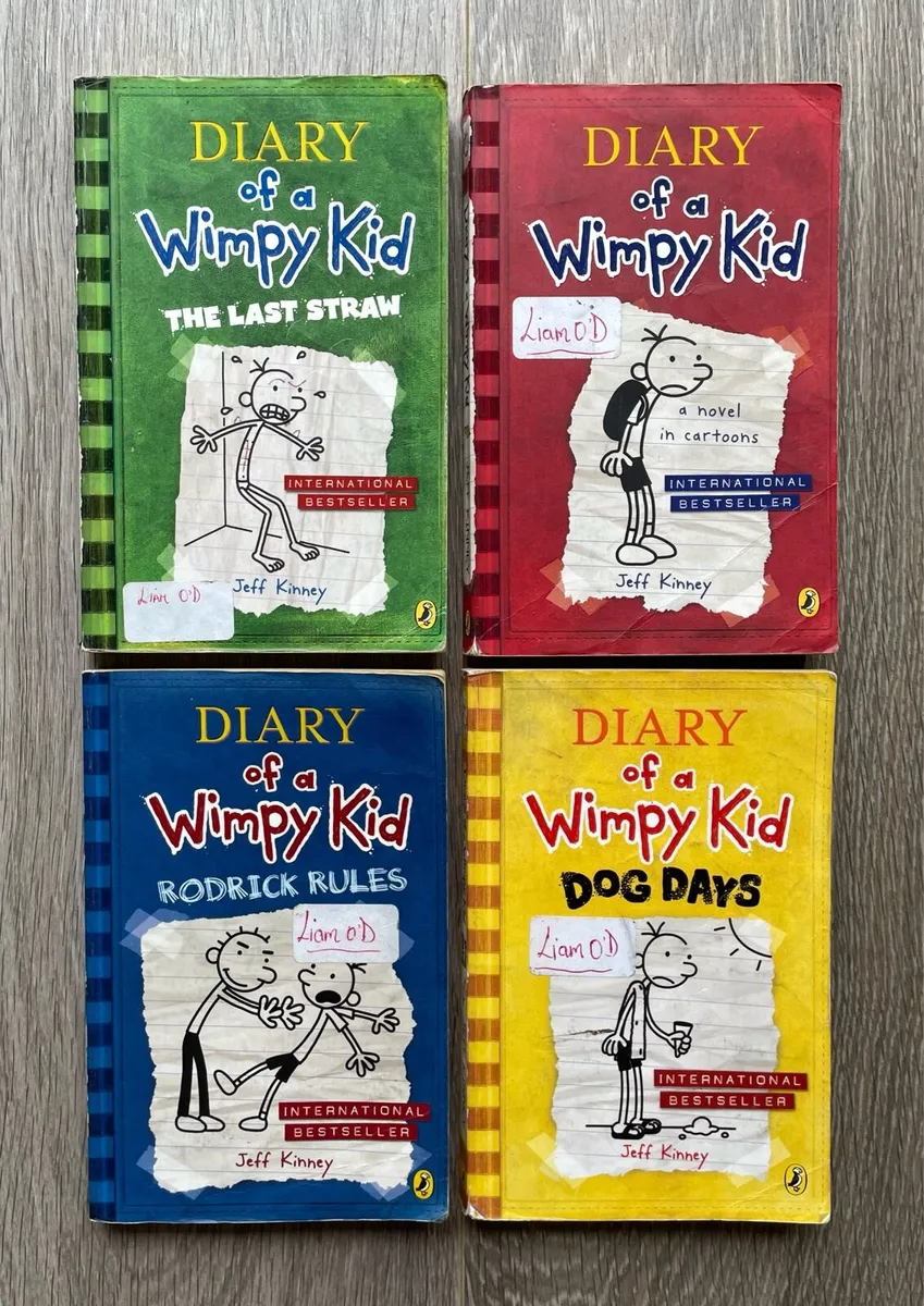 4 Wimpy Kid Books