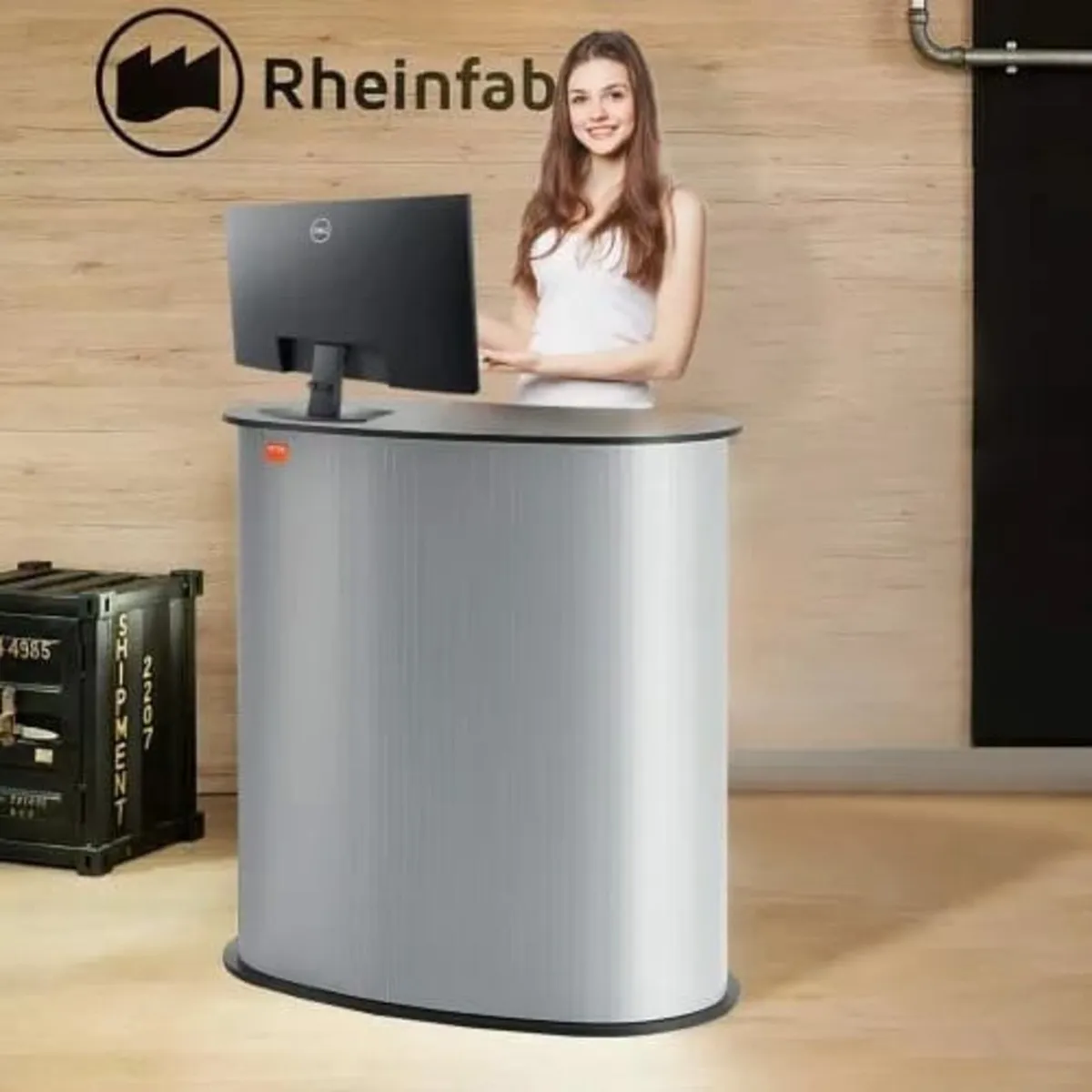 Portable Tradeshow Podium Table, 900 x 490 x 940 m - Image 1