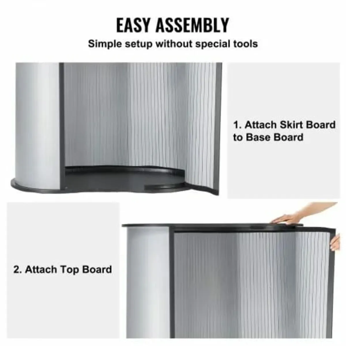 Portable Tradeshow Podium Table, 900 x 490 x 940 m - Image 4
