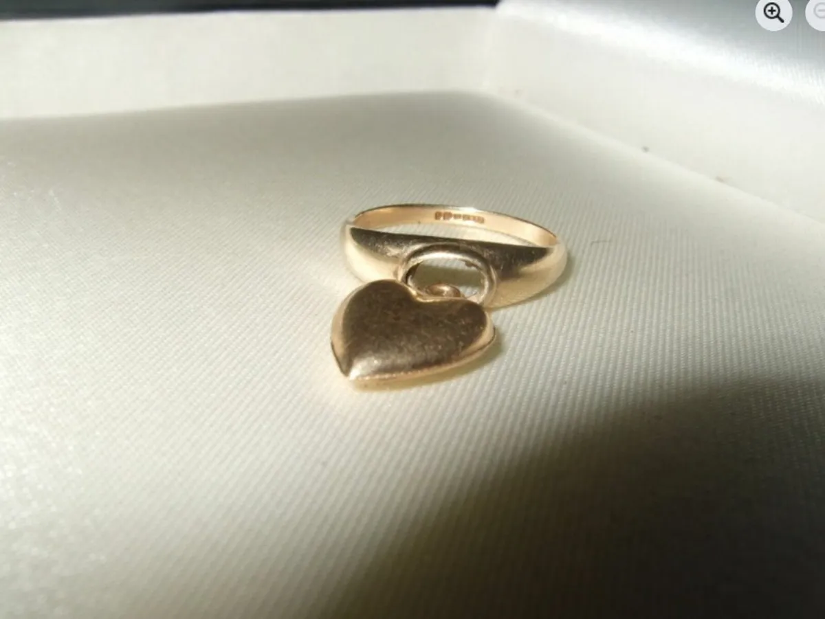 Vintage 14ct & 9ct Gold Charm Ring - Image 3