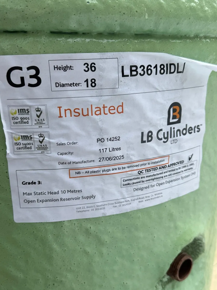 Hot water vented cylinder - Image 1