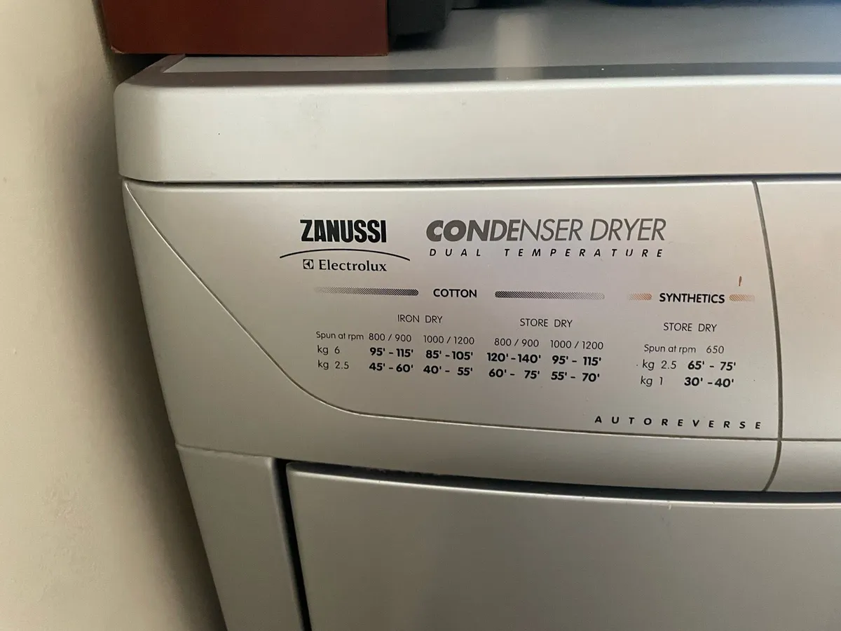 Zanussi Condenser Dryer - Image 2
