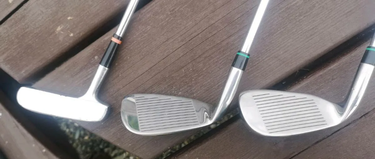pitch & putt set, Spalding PW & SW & 2 side putter - Image 2