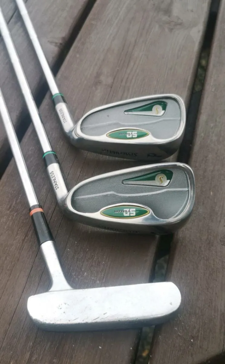 pitch & putt set, Spalding PW & SW & 2 side putter - Image 3