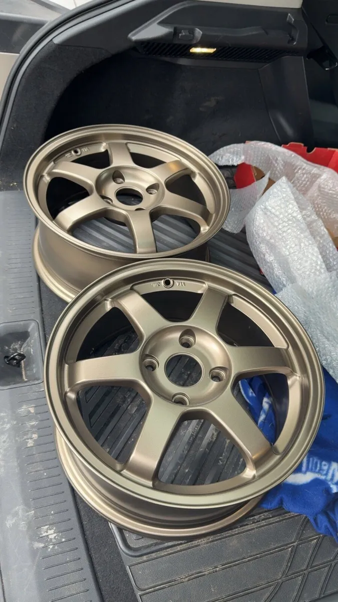 TE37 16x7 bronze 114.3x4 - Image 1