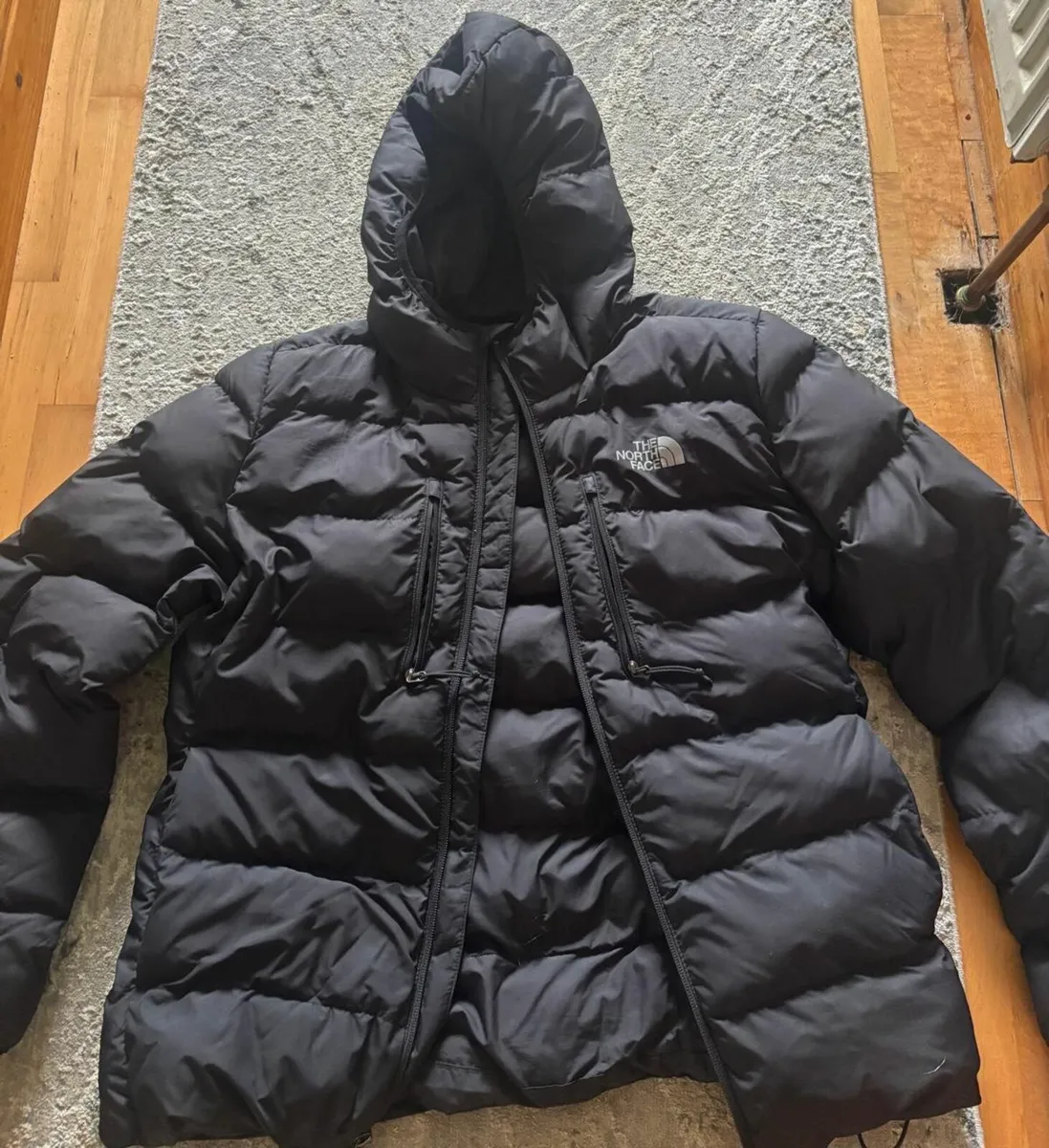 Black North Face Jacket.Size M - Image 2