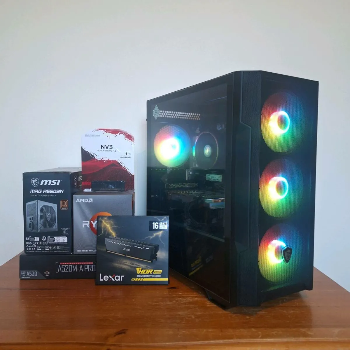 Gaming PC Ryzen 4500/RTX 2060/16GB RAM - Image 1