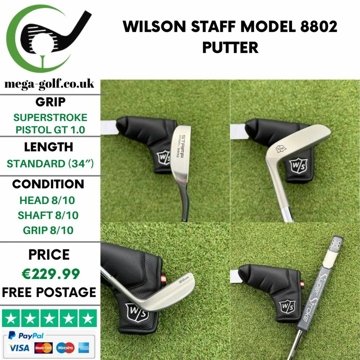WILSON STAFF MODEL 8802 PUTTER / 34″ - Image 1
