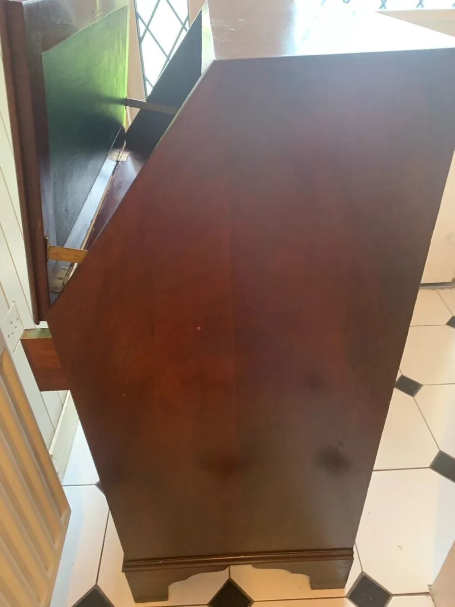 A old writing,desk in good condition - Image 4