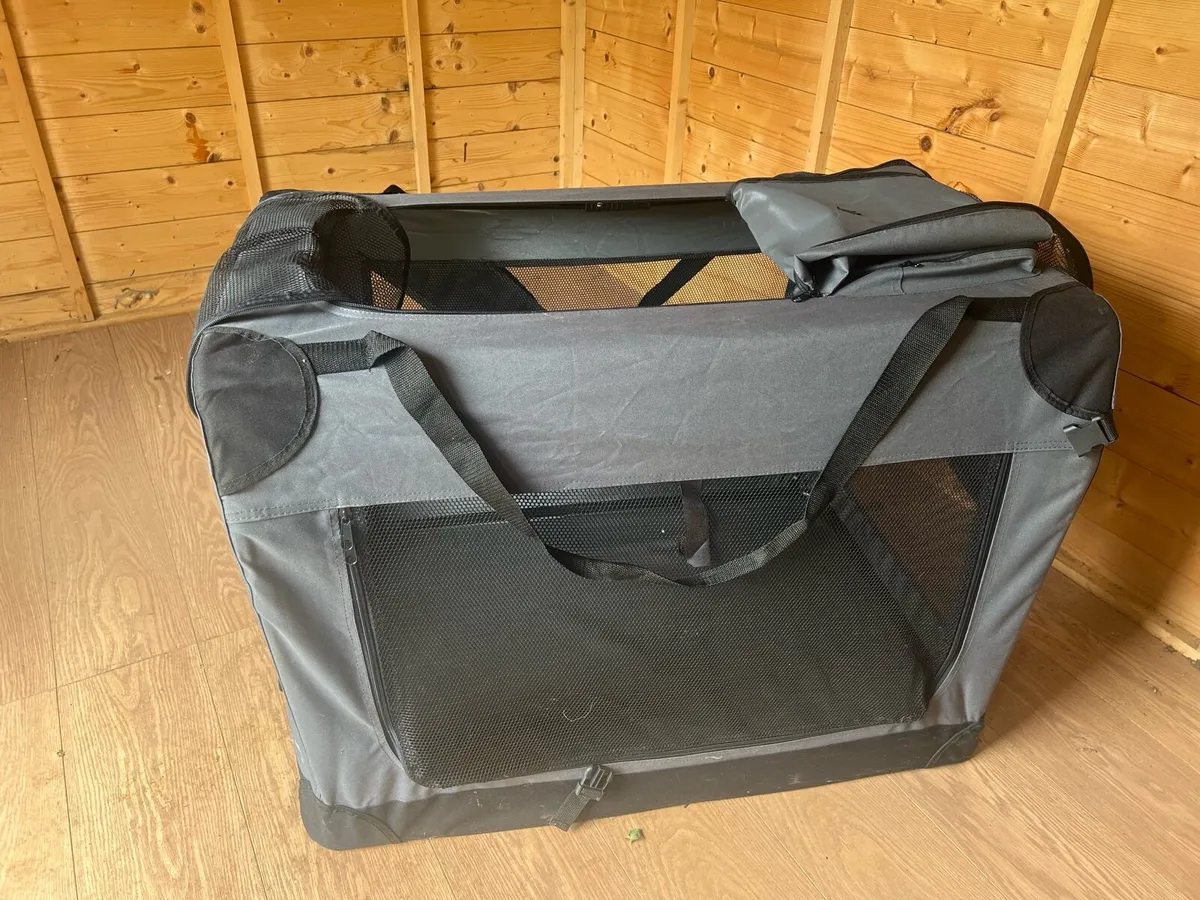 Sturdy foldable metal dog crate - Image 3