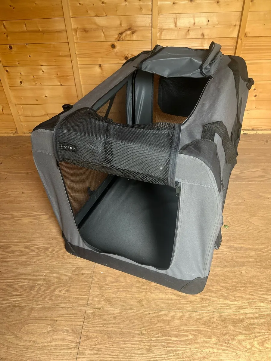 Sturdy foldable metal dog crate - Image 4