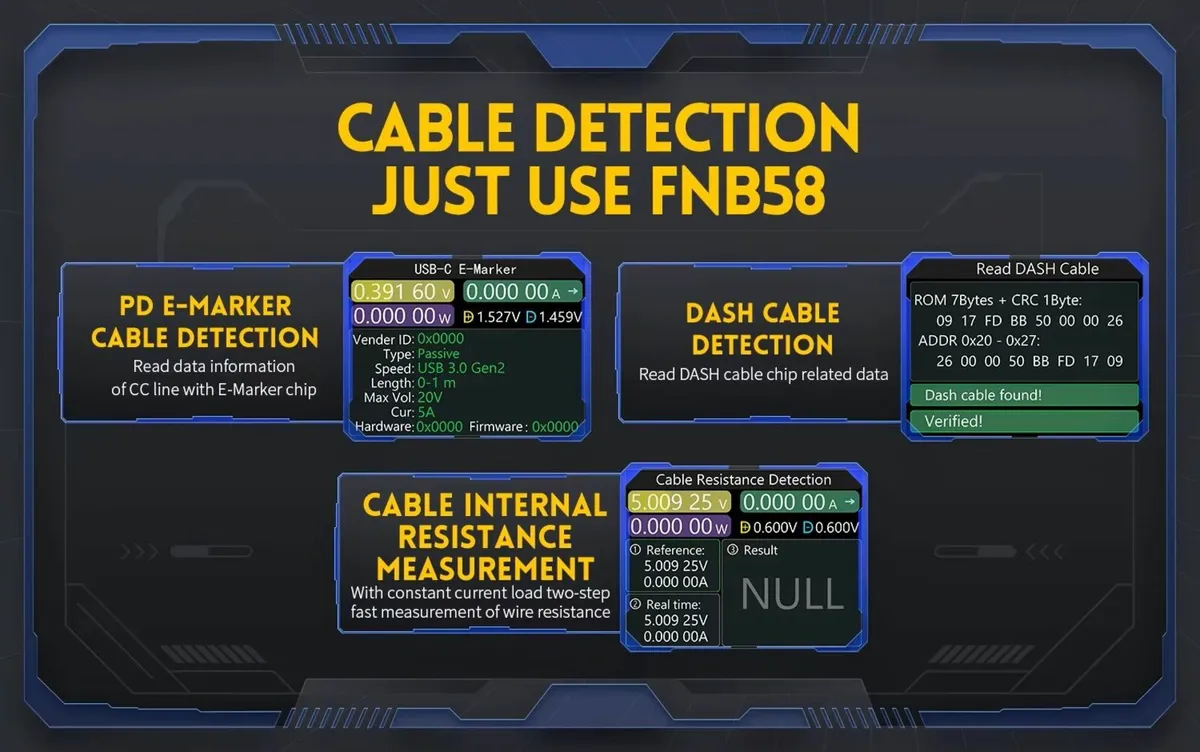FNIRSI-FNB58 Digita USB Tester Bluetooth version - Image 4
