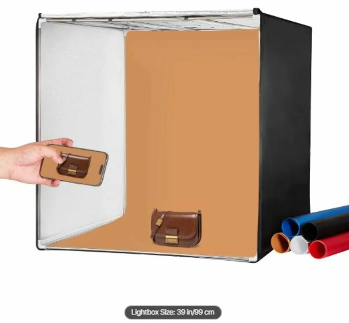 Photo Studio Light Box99.1x99.1cm5600K with 210led - Image 1