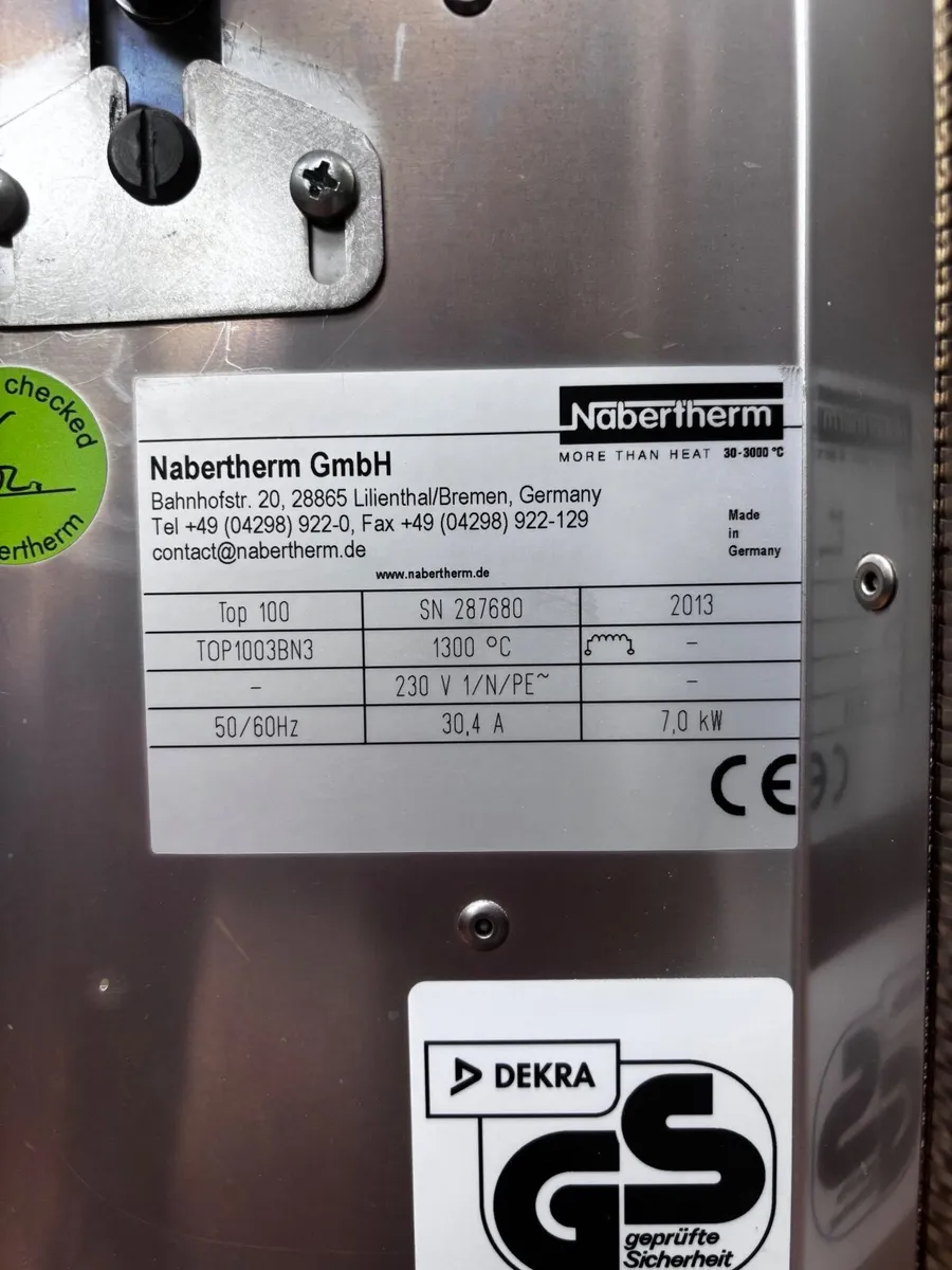 Pottery Kiln Nabertherm 100 - Image 2
