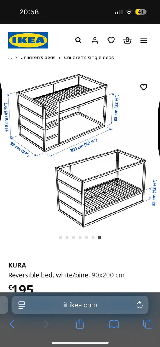 Ikea Kura Bed - Image 2