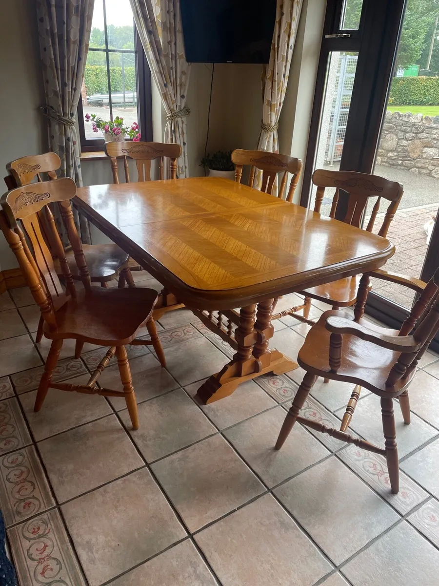 Dining Table and Chairs - Image 1