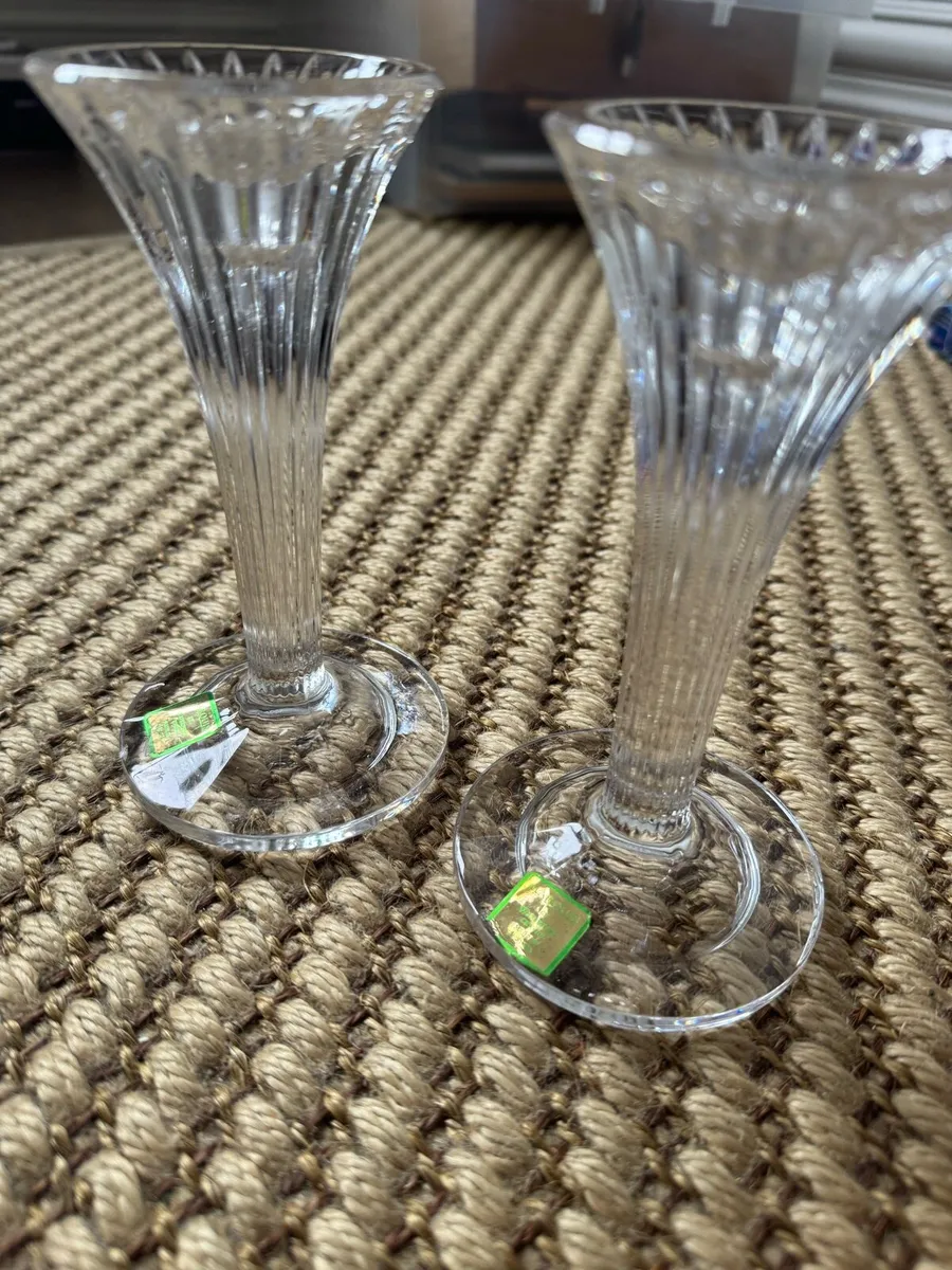 Waterford crystal marquis candle sticks - Image 4