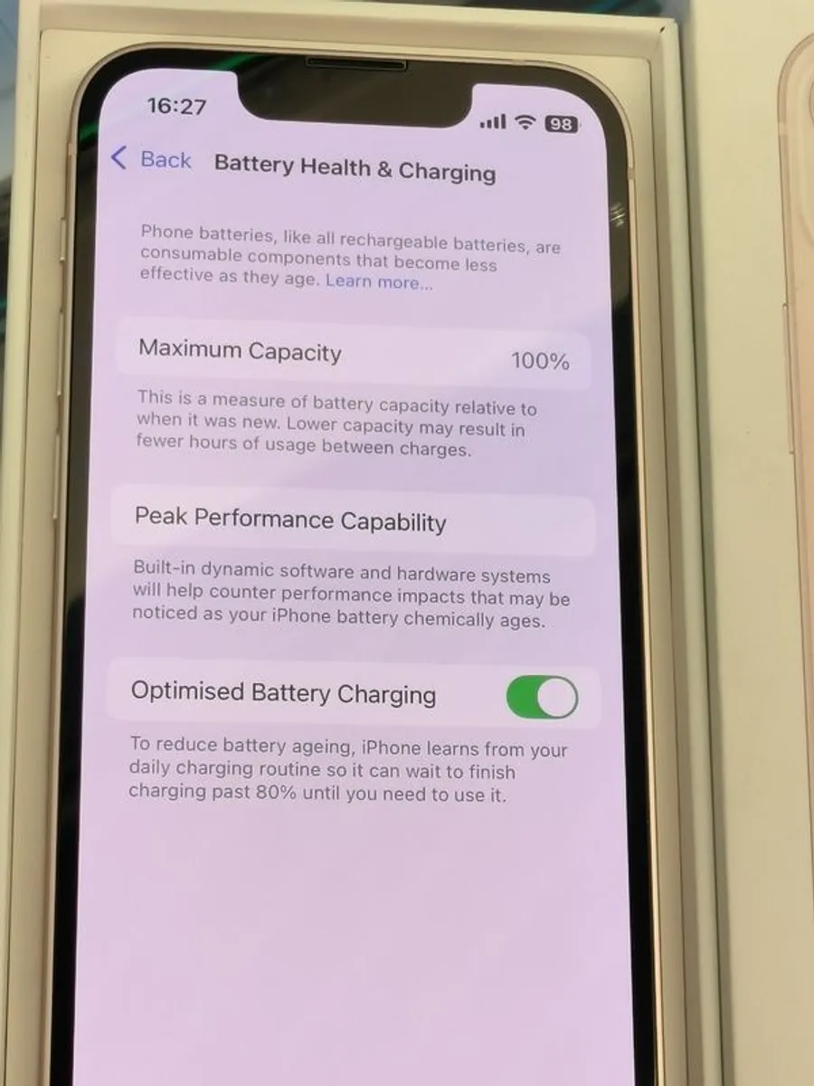 Apple iPhone 13 Mini 128GB Unlocked Pink (Original Battery: 100%) - Image 4