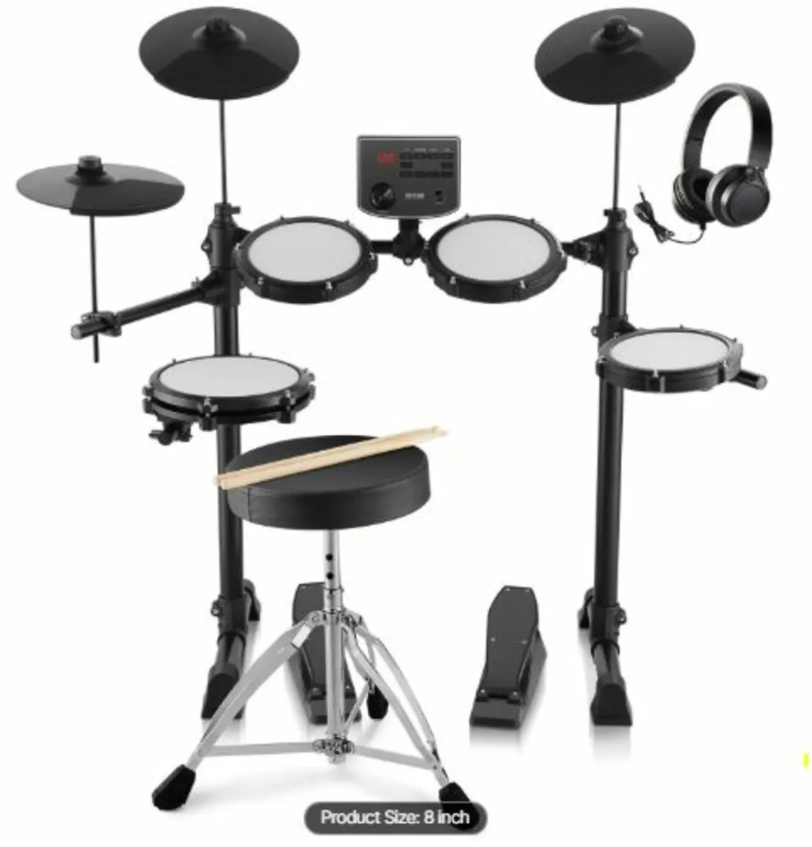 Electric Drum Set Electronic Drum Kit 150 Sounds - Image 1